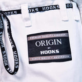 Hooks Adult Kimonos Hooks Origin BJJ Gi White With Belt