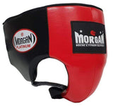 Morgan Platinum Leather Groin ABDO Guard - Red