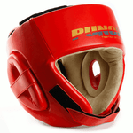 Punch Equipment Head Gear RED / M Punch Equipment Urban Open Face Boxing Headgear